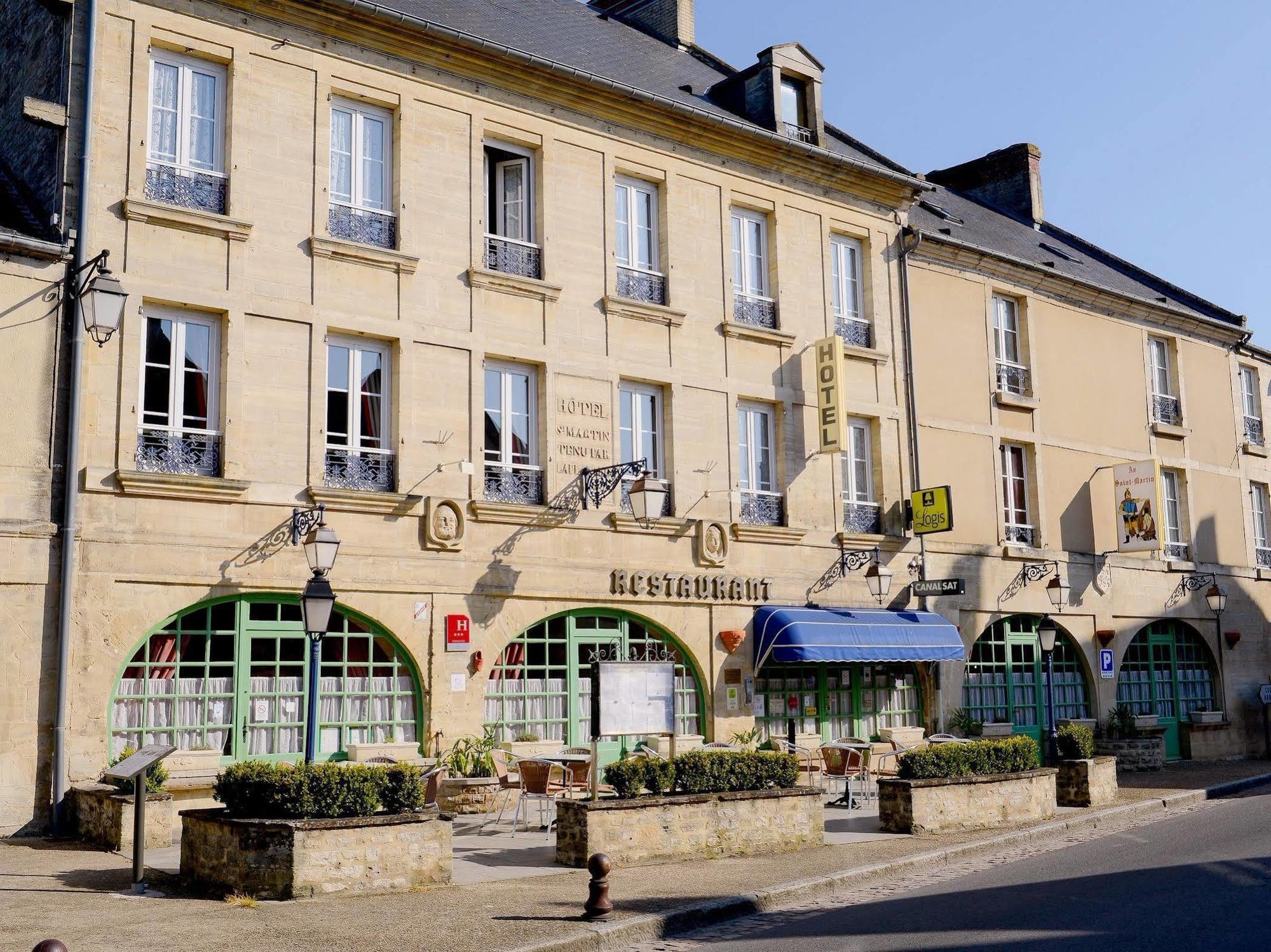 Hostellerie Saint Martin- Logis Hotel Et Restaurant Creully sur Seulles Exterior foto